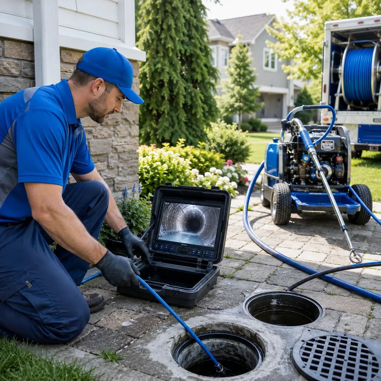 Outdoor drain cleaning professionals serving Lutherville Timonium, MD